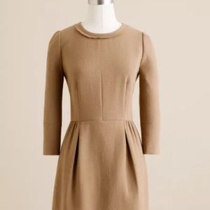 ❗️ISO❗️ J. Crew Teddie dress in camel/tan